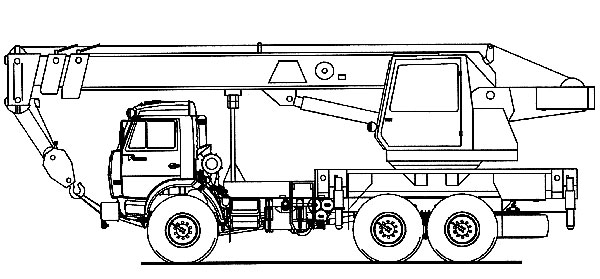 Как нарисовать автокран